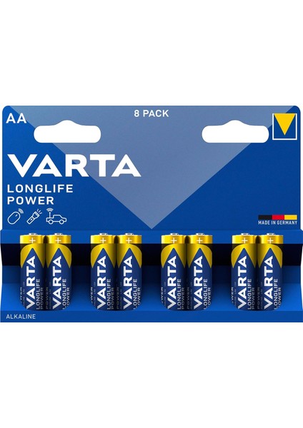 Longlife Power Aa Alkalin Kalem Pil 8'li Paket