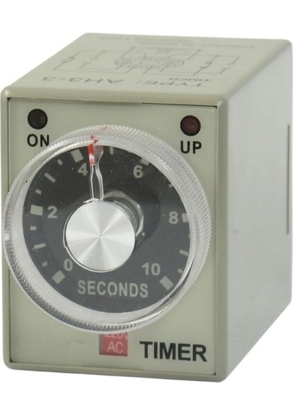Ah3-3 Ac 220V Dpdt Dijital Zaman Rölesi - 1s