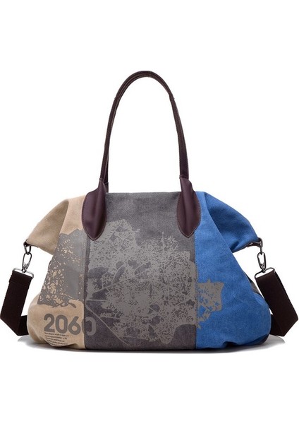Uniricekadın Baskı Desenli El ve Omuz Çantası (Yurt Dışından)