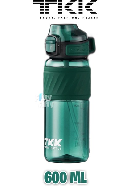Tkk 600 ml Çift Kullanım Pipetli Tritan Su Matarası fiyatları
