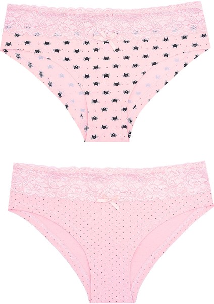 Pudra Dantelli 2li Hipster Külot