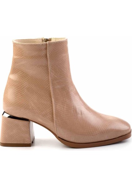 Bej Yılan Kadın Bot & Bootie K02874312007 fiyatları