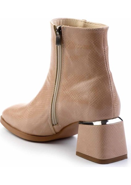 Bej Yılan Kadın Bot & Bootie K02874312007 fırsatları