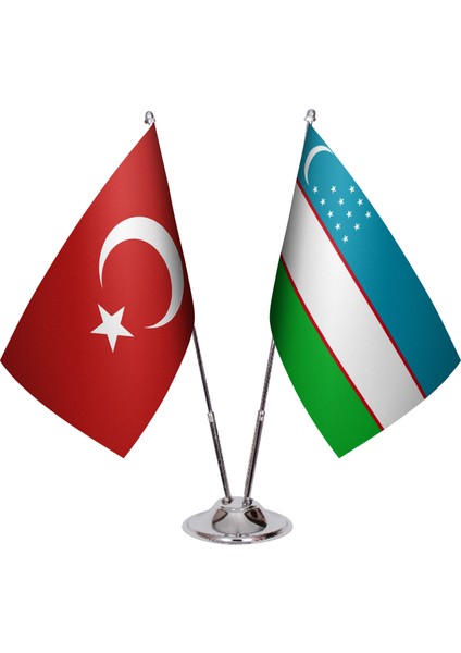 Özbekistan Ikili Masa Bayrağı
