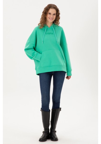 Kadın Koyu Mint Sweatshirt 50292370-VR152