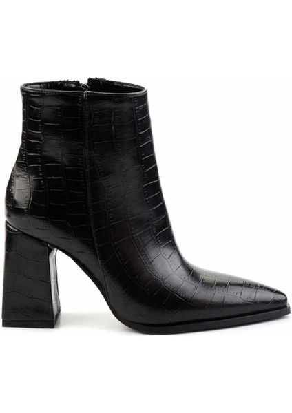 Siyah Kroko Kadın Bot & Bootie K02667230011 fiyatları