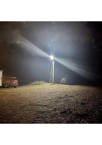 Yüksek Performanslı 9000W Güneş Enerjili LED Aydınlatma Lambası Uzaktan Kumandalı Hareket Sensörlü