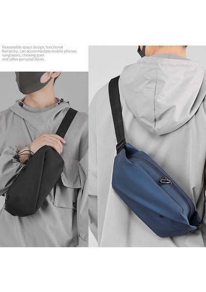 Su Geçirmez Messenger Çanta - Koyu Gri (Yurt Dışından) fiyatları