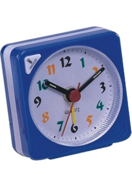 Küçük Saat Degrade Ses Işık Gitme Analog Çalar Saat Mavi (Yurt Dışından)