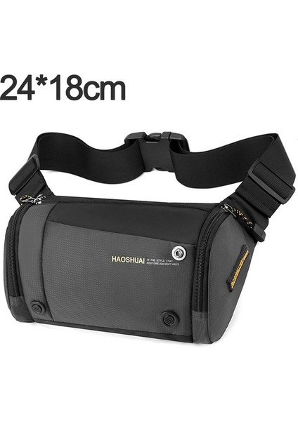 Büyük Kapasiteli Messenger Çanta - Gri (Yurt Dışından) fırsatları