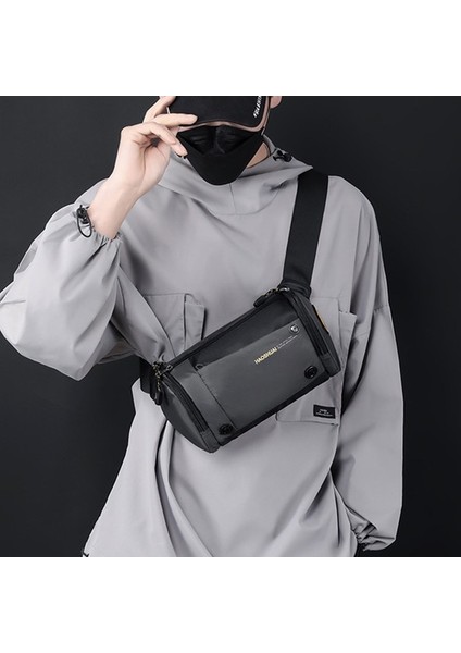 Büyük Kapasiteli Messenger Çanta - Gri (Yurt Dışından) indirimleri