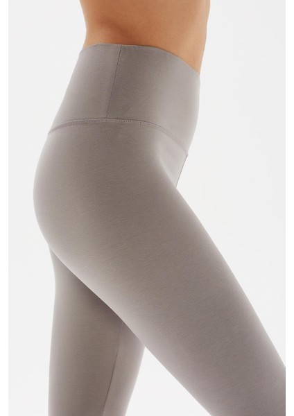 Amber Yüksek Bel Organik Pamuk Toparlayıcı Uzun Tayt 1017 indirimleri