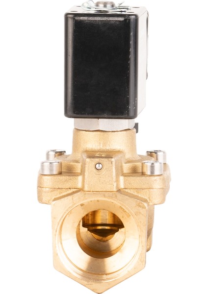24V DC Tam Geçişli Genel Maksat Solenoid Valf Normalde Açık 3/4" (0,5-16 Bar)