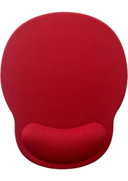 Bilek Destekli Memory Foam Kaymaz Taban Mouse Pad MSP-014 Kırmızı