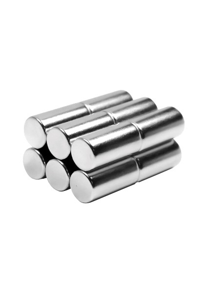 Neodyum Mıknatıs D10X20 Çap 10 mm Kalınlık 20 mm Çok Güçlü Mıknatıs 2 Adet