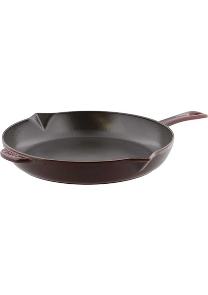 B Döküm Kızartma Tavası 29 cm Bordo