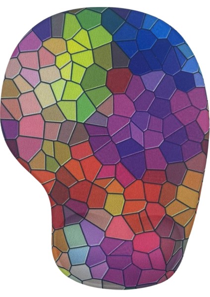 Bilek Destekli Memory Foam Kaymaz Taban Mouse Pad MSP-008 Desenli 14