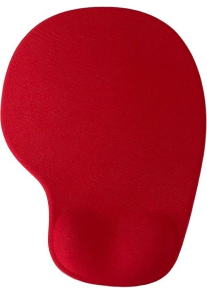 Bilek Destekli Memory Foam Kaymaz Taban Mouse Pad MSP-008 Kırmızı