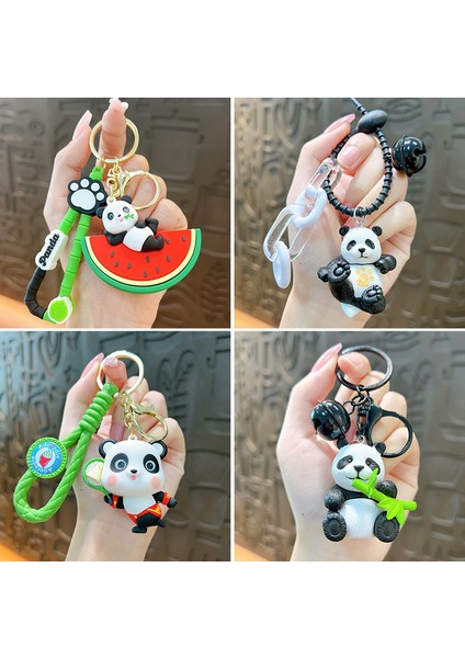 Karikatür Yaratıcı Ulusal Trend Ulusal Hazine Panda Anahtarlık Kolye Zarif Öğrenci Çift Çantası Anahtarlık (Yurt Dışından) fiyatları