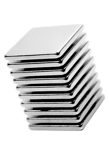 Neodyum Mıknatıs 20 x 20 x 2 Boy 20 mm En 20 mm Kalınlık 2 mm Çok Güçlü Mıknatıs 5 Adet