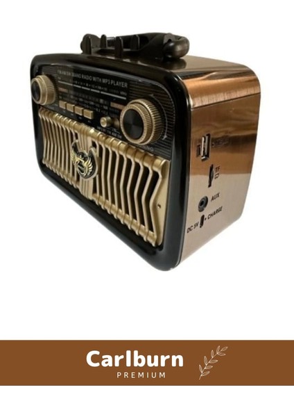 Kaliteli Yüksek Sesli Retro Nostalji Bluetooth Bağlantılı USB Sd Kart Radyo Mp3 Player Müzik Kutusu
