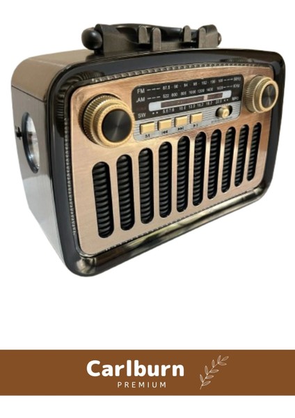 Kaliteli Yüksek Sesli Retro Nostalji Bluetooth Bağlantılı USB Sd Kart Radyo Mp3 Player Müzik Kutusu