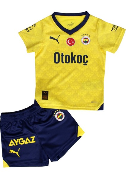 Lisanslı 23-24 Sarı Çocuk Forma Set