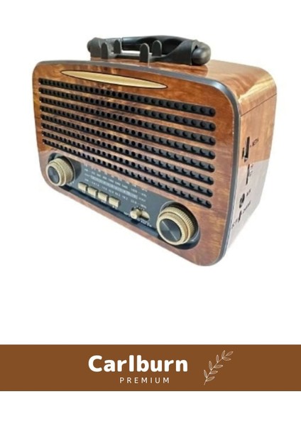 Kaliteli Yüksek Sesli Retro Nostalji Bluetooth Bağlantılı USB Sd Kart Radyo Mp3 Player Müzik Kutusu