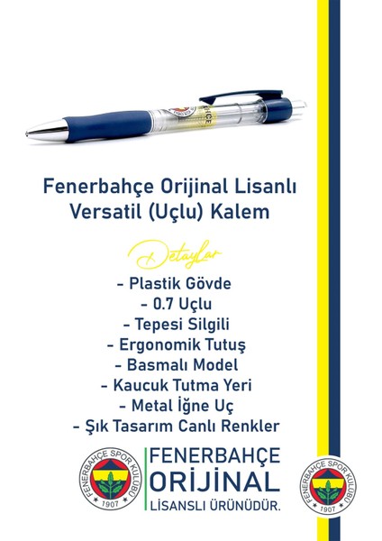 Orijinal Versatil Uçlu Kalem 0.7 Hediyelik Ahşap Kutulu