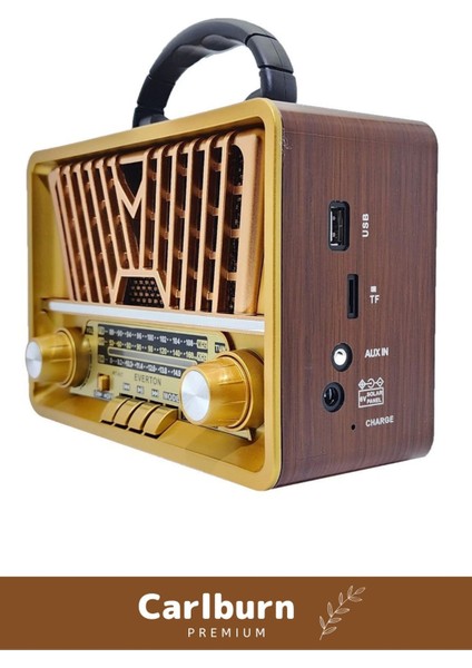 Kaliteli Yüksek Sesli Retro Nostalji Bluetooth Bağlantılı USB Sd Kart Radyo Mp3 Player Müzik Kutusu