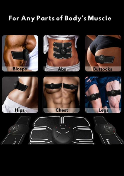 Beauty Mode Karın Kol Bacak Titreşimli Kas Geliştirici Spor Aleti