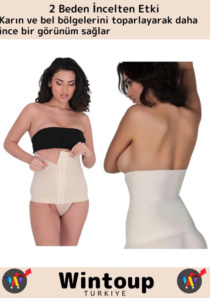 Özel Üretim 2 Beden Incelten Şekillendirici Toparlayıcı Sıkılaştırıcı Ağraflı Ten S/m Bel Korse fiyatları