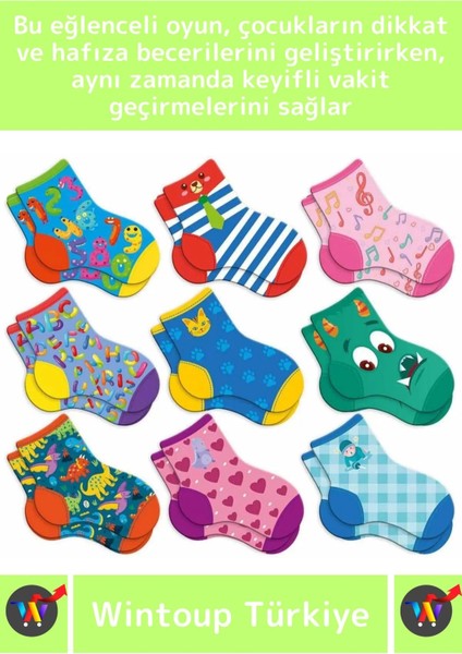 Premium Eğitici Zeka El Göz Kordinasyonu Geliştirici Eğlenceli Çocuk Kayıp Çoraplar Eşleştirme Oyunu fiyatları