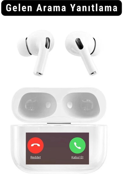OLED Ekranlı Anc Özellikli Arama Yanıtlama Müzik Çalar Arayüzlü Bluetooth V5 Dokunmatik Kulaklık