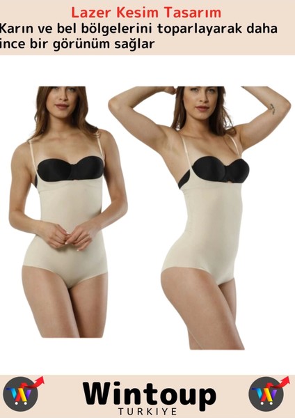 Özel Model Sıkılaştırıcı Toparlayıcı Beden Daraltıcı Lazer Kesim Gögüs Altı Body Korse Ten L/xl fiyatları