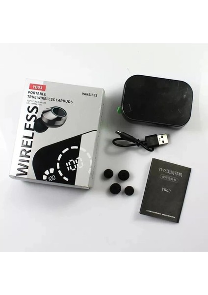 Iphone8 Plus Uyumlu Powerbank Özellikli Bluetoothlu Kulaklık Yd3
