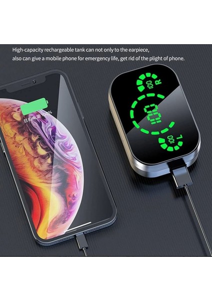 Iphone8 Plus Uyumlu Powerbank Özellikli Bluetoothlu Kulaklık Yd3