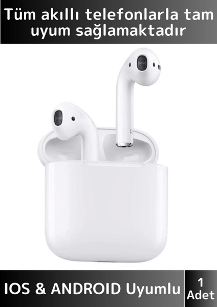 Premium iPhone 16 Tam Uyumlu Dokunmatik 2. Nesil Kulak Içi Bluetooth Kulaklık