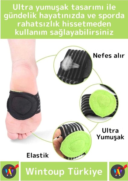 Premium Ayak Sırt Masaj Etkili Ayak Tabanlığı x 4 Adet