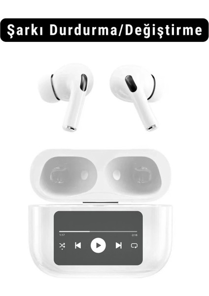 IPHONE11 / Pro /promax Uyumlu Anc Dokunmatik OLED Ekran Arama Yanıtlama Bluetooth Tws Kulaklık