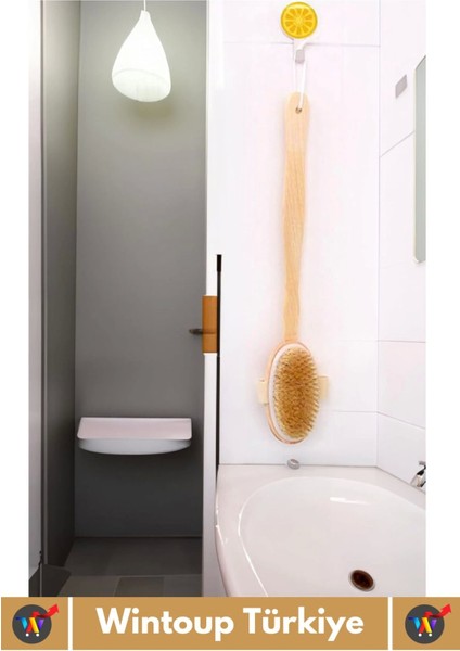 Özel Üretim Doğal Yumuşak Vücut Masajı Etkili Saplı At Kılı Banyo Duş Fırçası fırsatları