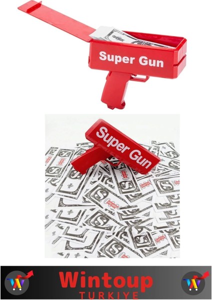 Düğün Eğlence Parti Organizasyon Özel Gün Dolar Saçma Tabancası Para Saçma Makinası fiyatları