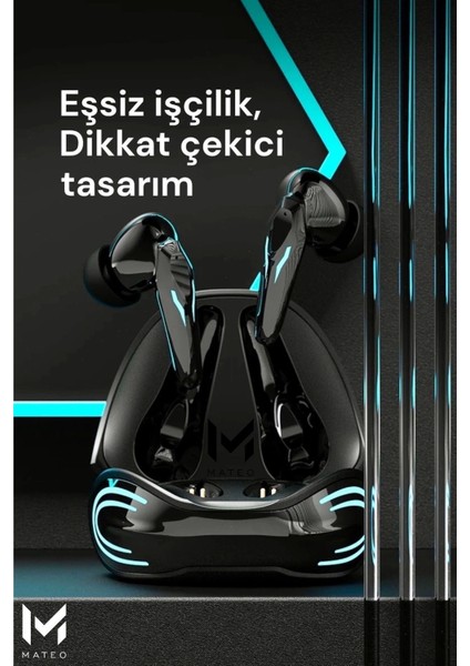 Iphone8 Plus Uyumlu Bluetooth Kulaklık K68 Oyuncu Kulaklığı Tws Dokunmatik Hd Ses Mikrofon
