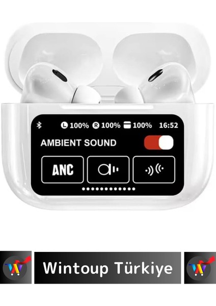 Özel iPhone 16 Pro Max Uyumlu OLED Ekran Anc/arama Yanıtlama/müzikçalar Kulak Içi Bluetooth Kulaklık fiyatları