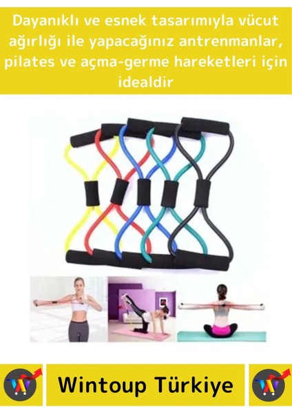 Premium Fitness Aerobik Pilates Jimnastik Egzersiz Spor Kas Açma-Germe Güçlenme Body Direnç Lastiği fiyatları