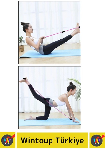 Premium Fitness Aerobik Pilates Jimnastik Egzersiz Spor Kas Açma-Germe Güçlenme Body Direnç Lastiği modelleri