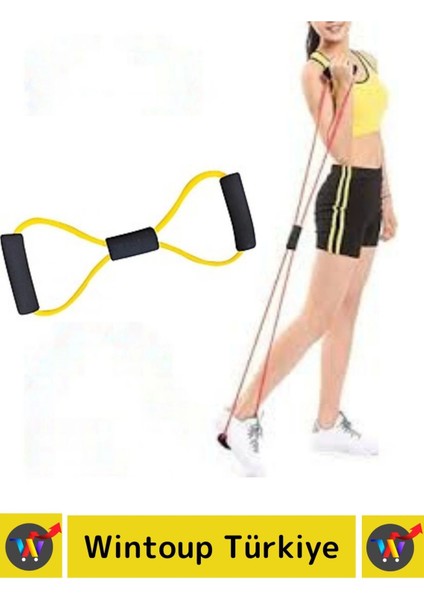 Premium Fitness Aerobik Pilates Jimnastik Egzersiz Spor Kas Açma-Germe Güçlenme Body Direnç Lastiği fırsatları
