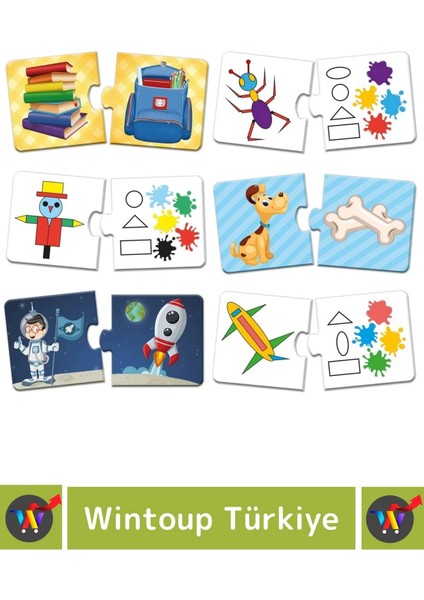 Premium Zeka Geliştirici Eğlenceli Öğretici Çocuk El Göz Koordinasyonu Bağlantı Kurma Puzzle Oyunu modelleri