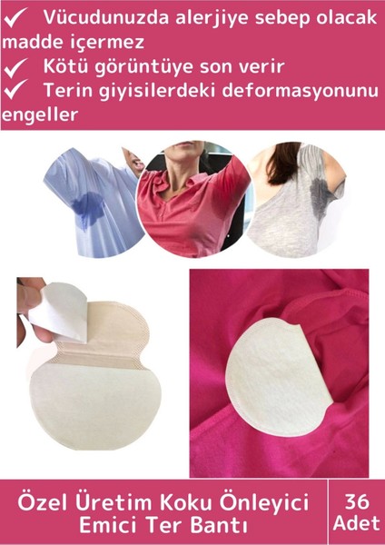 Özel Üretim Emici Özellikli - Kötü Görünüme Son Veren - Ter Bandı x 36 Adet