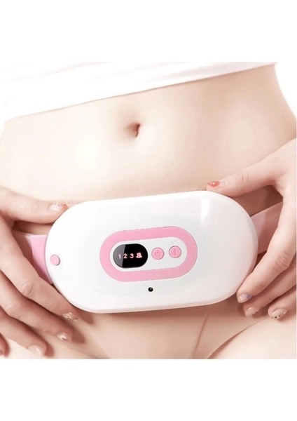 Premium Seri Taşınabilir Titreşimli Sıcak Tutan Regl Ağrıları Için Dijital Özel Gün Kemeri